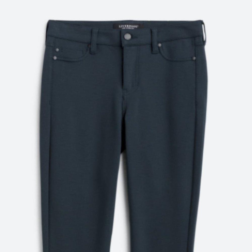 Liverpool Jacqueline Skinny Pant - Black, Size 12